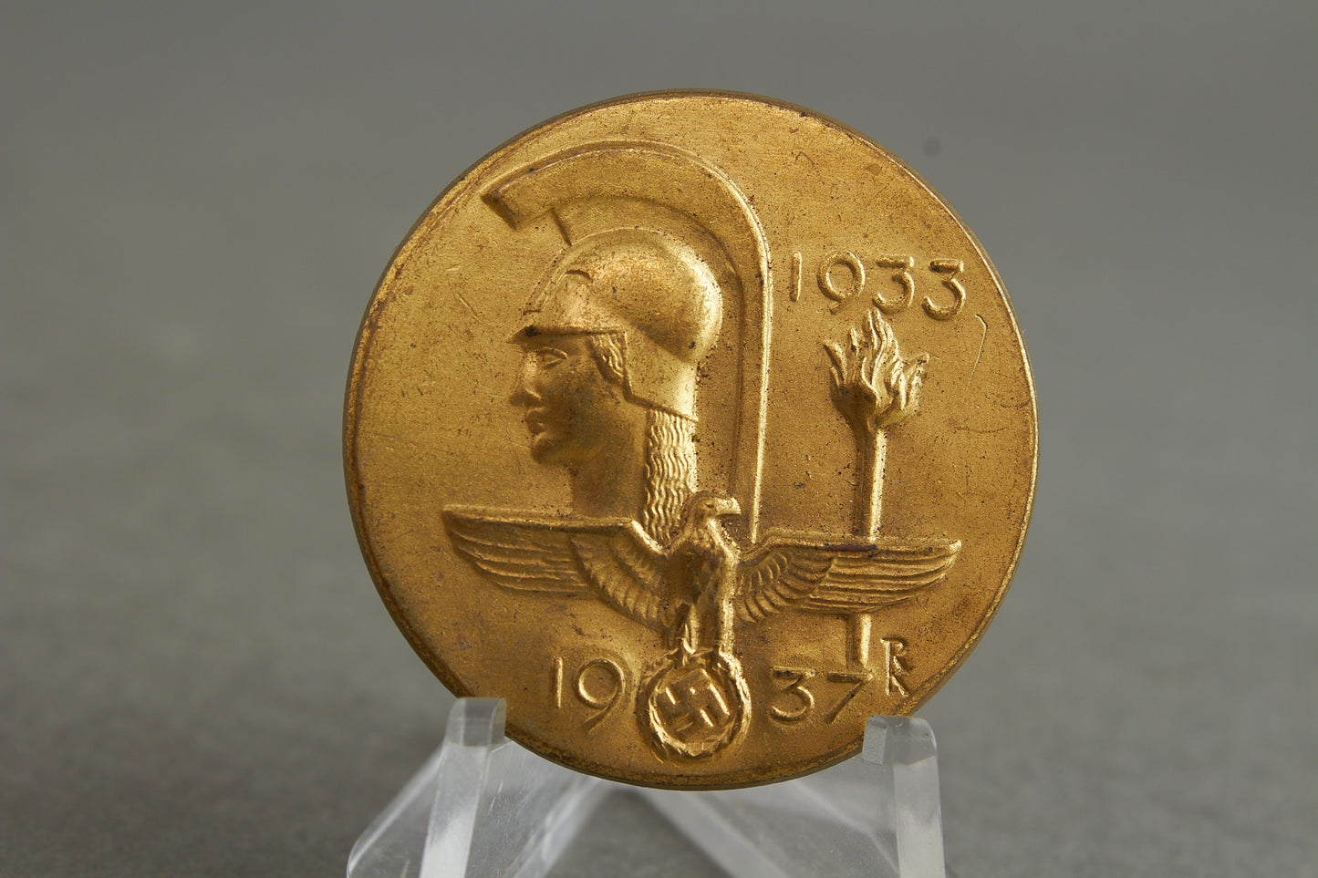 NSDAP "Haus der Deutschen Kunst 1937" Tinnie. Original.