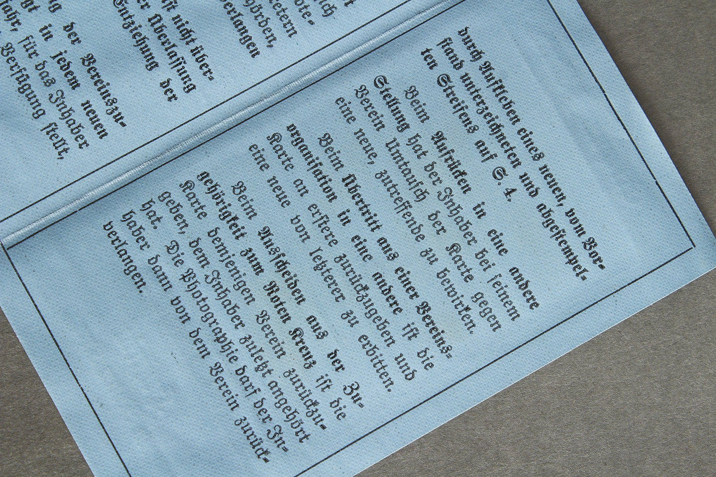 DRK "Deutsche Roten Kreuz" "Erkennungs-Karte" Identification card. Hard to find. Original.