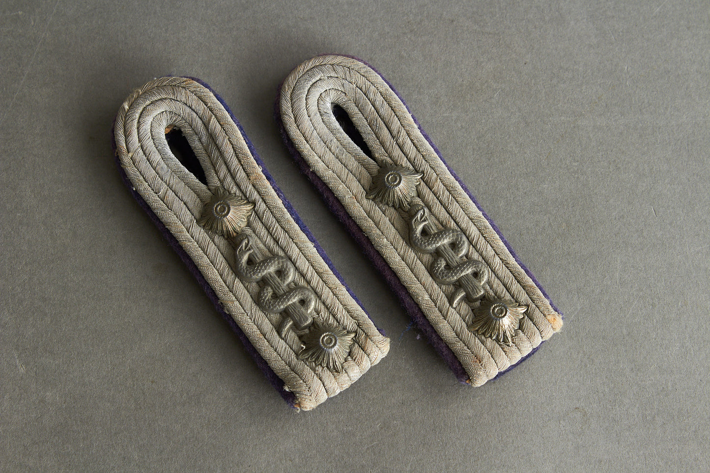 Wehrmacht "Sanitäter" Shoulder Boards. "Slip on". Matching pair. Original.