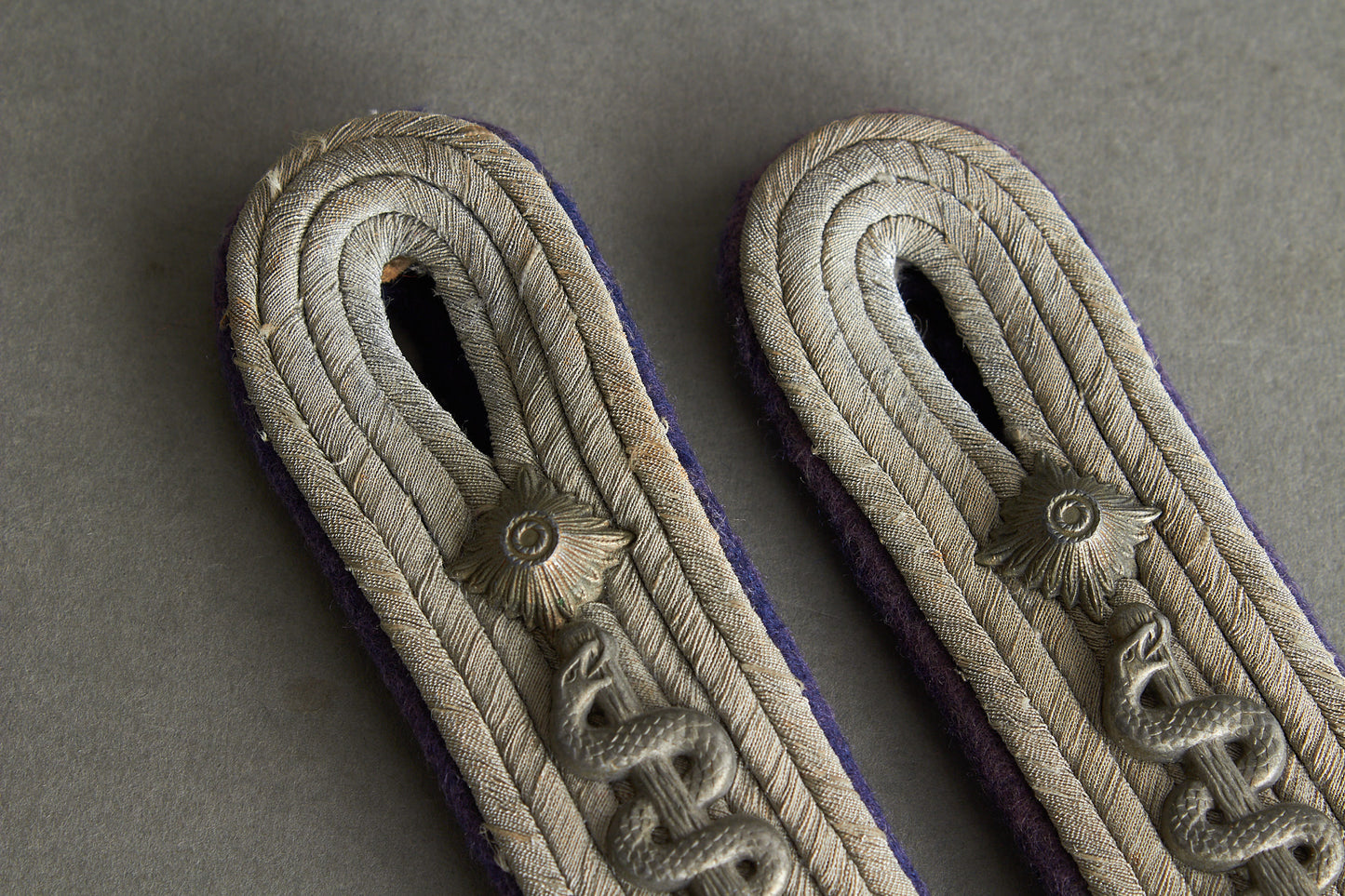 Wehrmacht "Sanitäter" Shoulder Boards. "Slip on". Matching pair. Original.