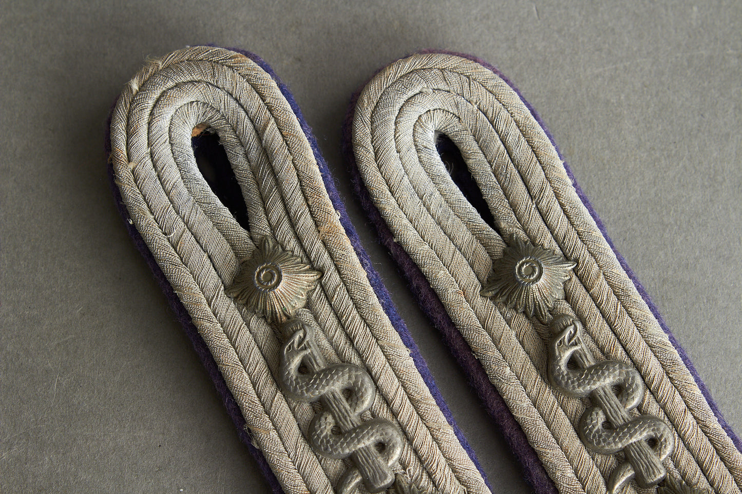 Wehrmacht "Sanitäter" Shoulder Boards. "Slip on". Matching pair. Original.