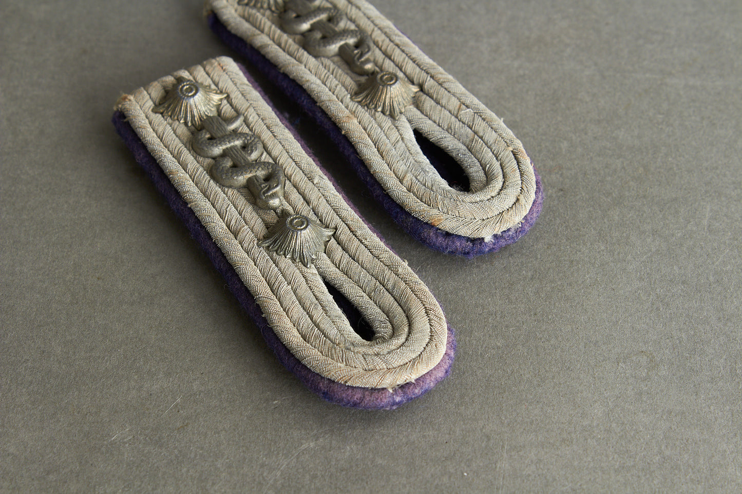 Wehrmacht "Sanitäter" Shoulder Boards. "Slip on". Matching pair. Original.