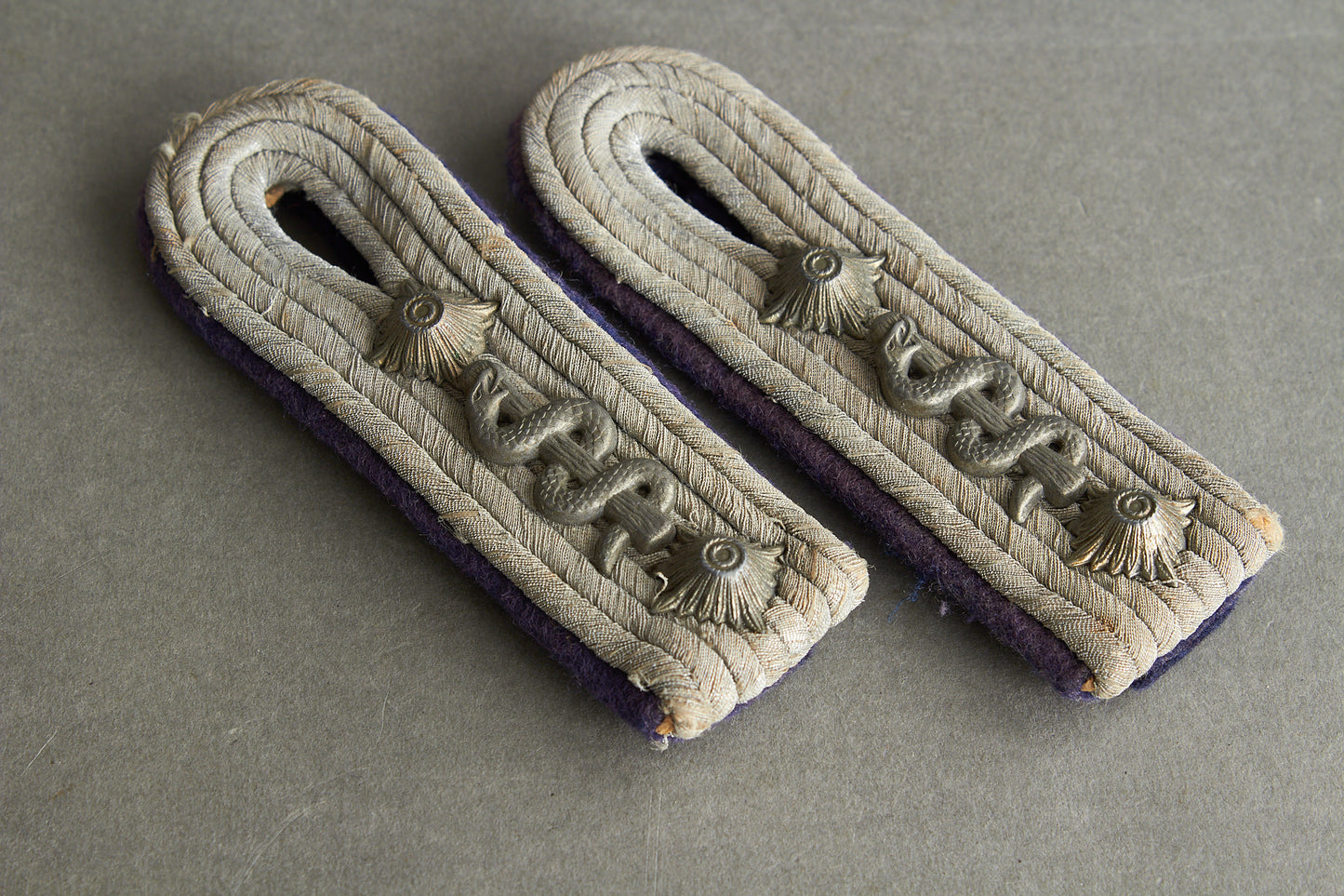 Wehrmacht "Sanitäter" Shoulder Boards. "Slip on". Matching pair. Original.