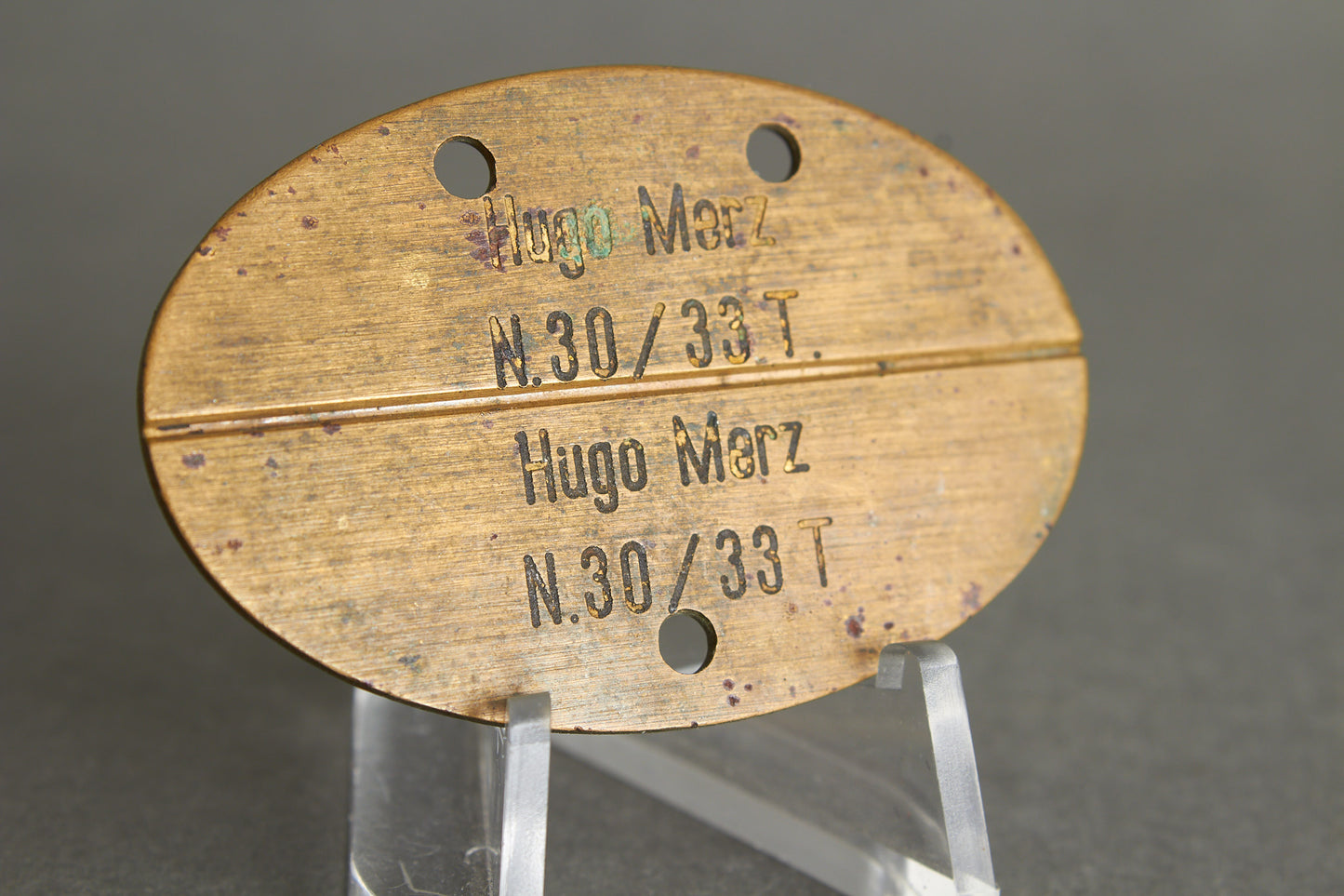 Kriegsmarine "Erkennungsmarken" "Nordsee" Dog Tag. Original.