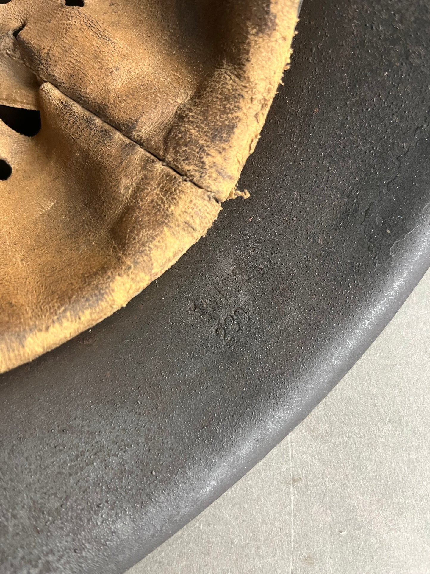 Wehrmacht M42 Helmet. Single Decal. Original.