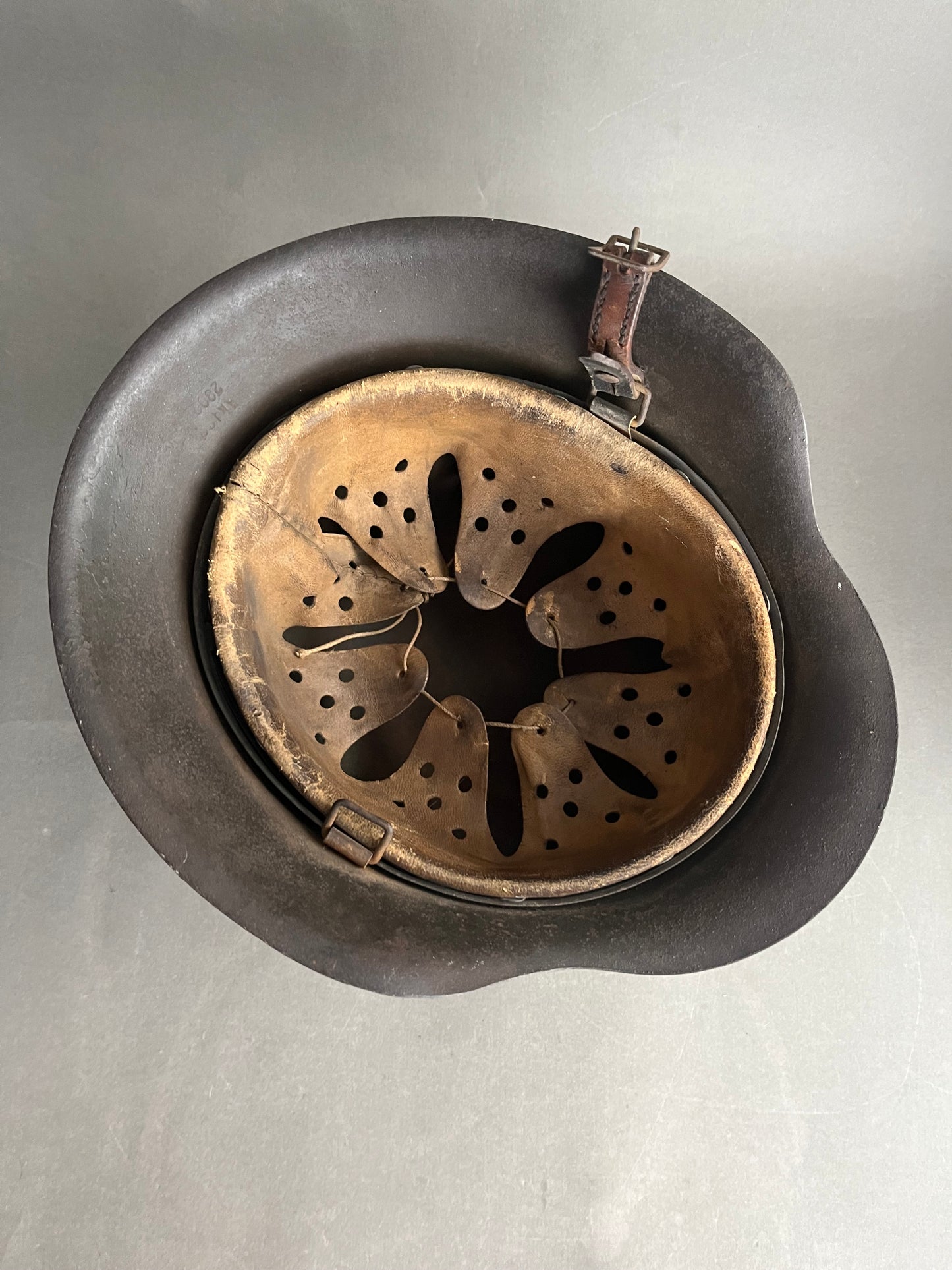 Wehrmacht M42 Helmet. Single Decal. Original.