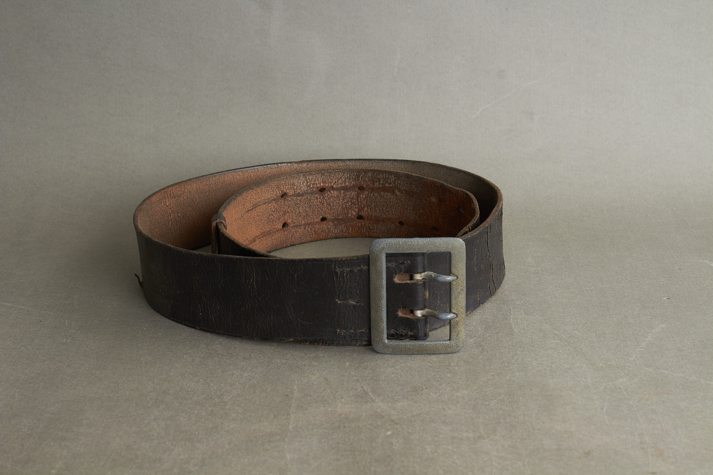 Danish Made German Heer Officer Belt. Maker "Johannes Jensen, Husum". Rare. Original.