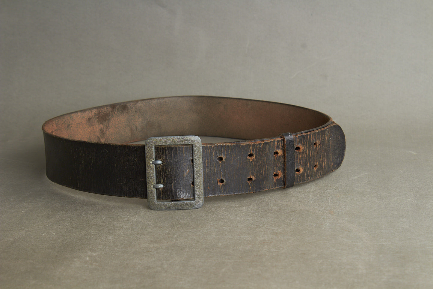 Danish Made German Heer Officer Belt. Maker "Johannes Jensen, Husum". Rare. Original.