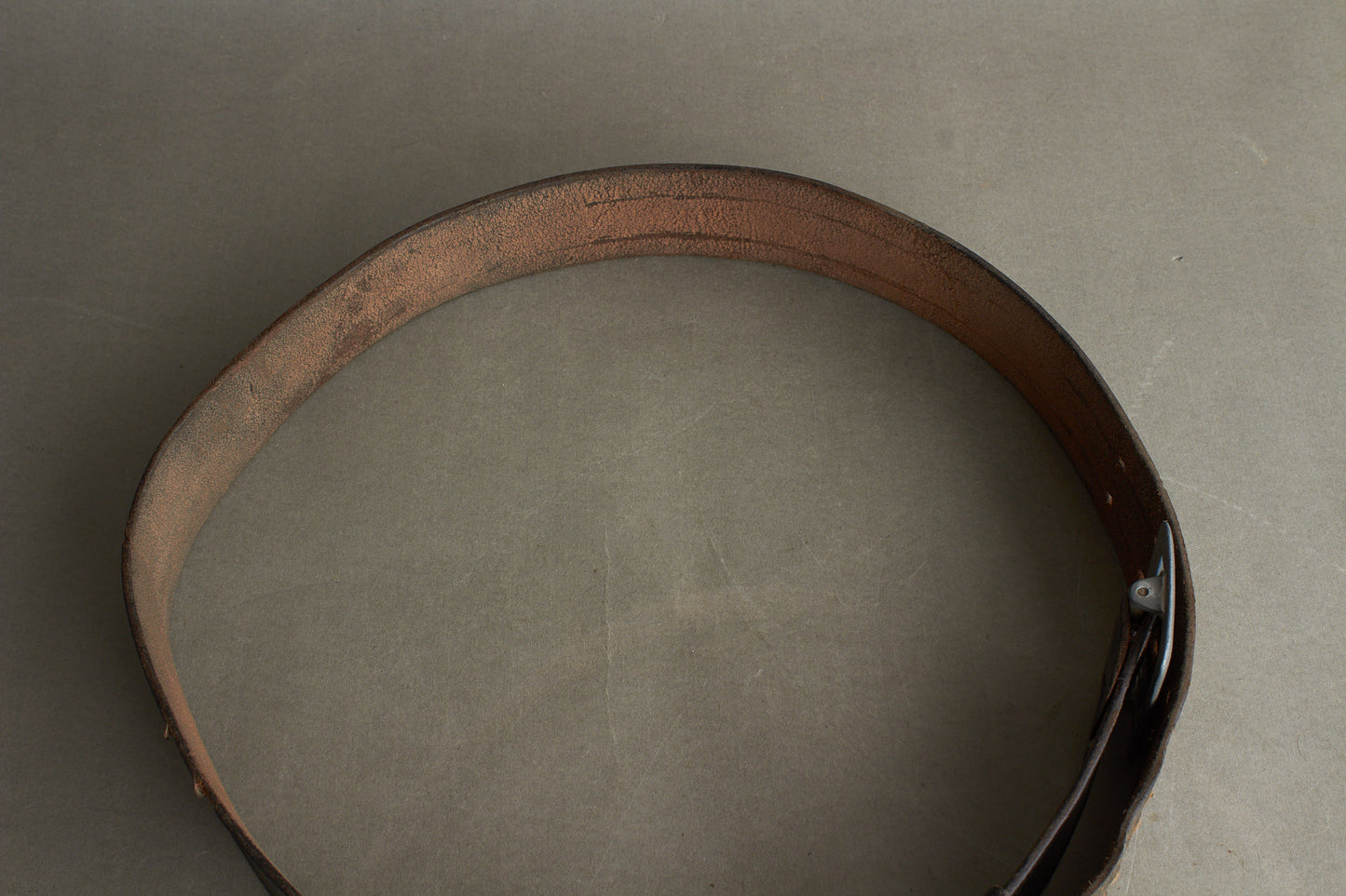 Danish Made German Heer Officer Belt. Maker "Johannes Jensen, Husum". Rare. Original.