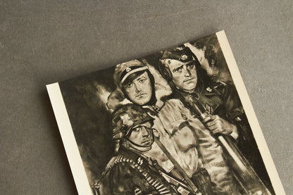 Waffen-SS Postcard. Rare. Original.