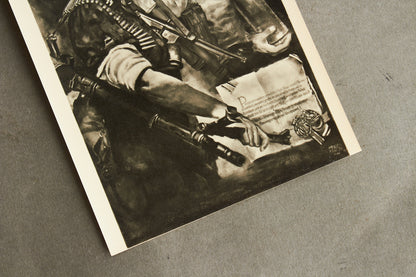 Waffen-SS Postcard. Rare. Original.