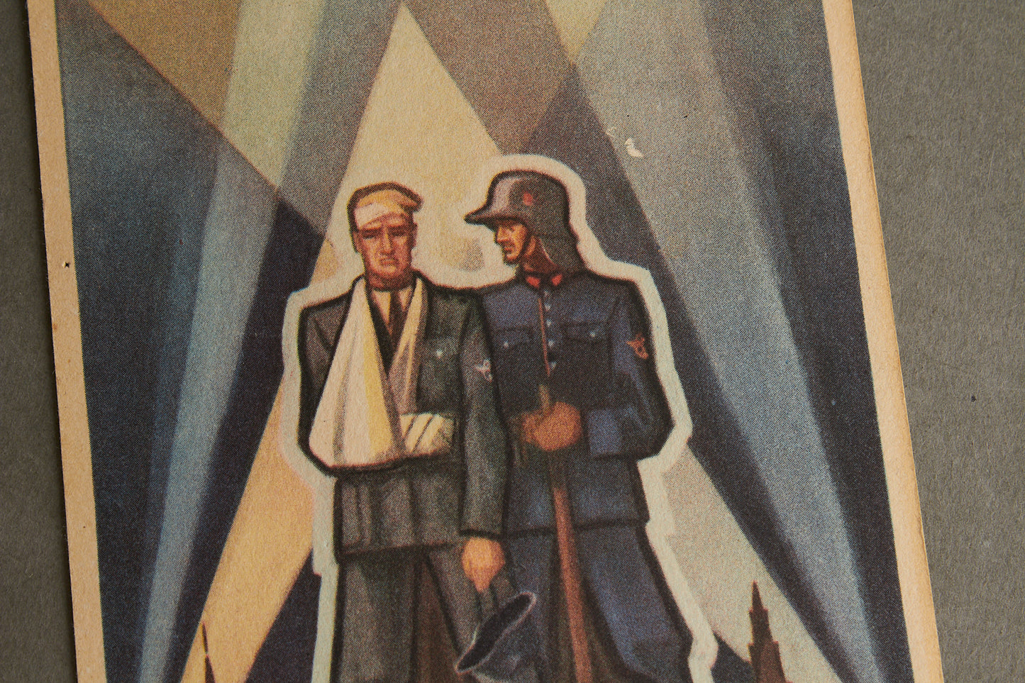 Waffen-SS / Polizei Postcard "Tag der Deutschen Polizei". Rare. Original.