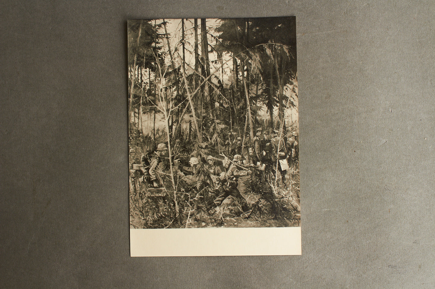 Waffen-SS Postcard. Rare. Original.