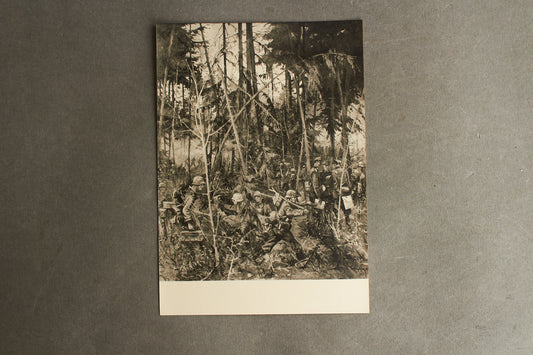 Waffen-SS Postcard. Rare. Original.