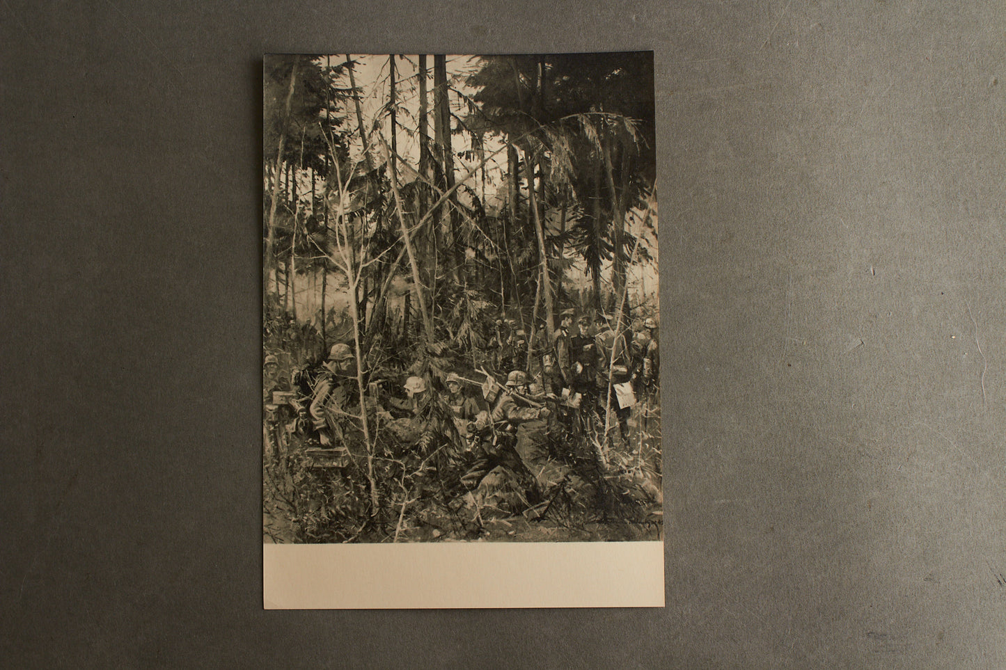 Waffen-SS Postcard. Rare. Original.