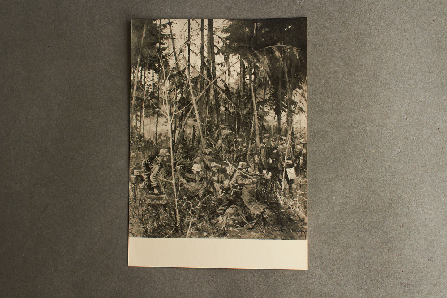 Waffen-SS Postcard. Rare. Original.