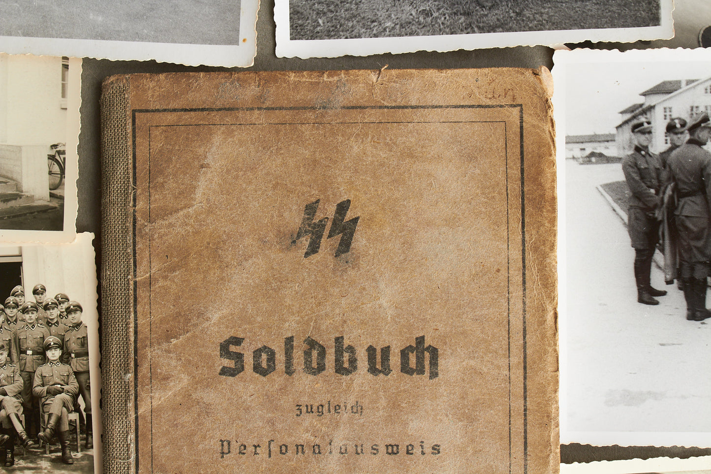 Schslewig Waffen-SS "Totenkopf" Soldbuch (SS-Pz.Gren. Ausb.u.Ers.Btl.3). Great Totenkopf pictures! Rare. Original.