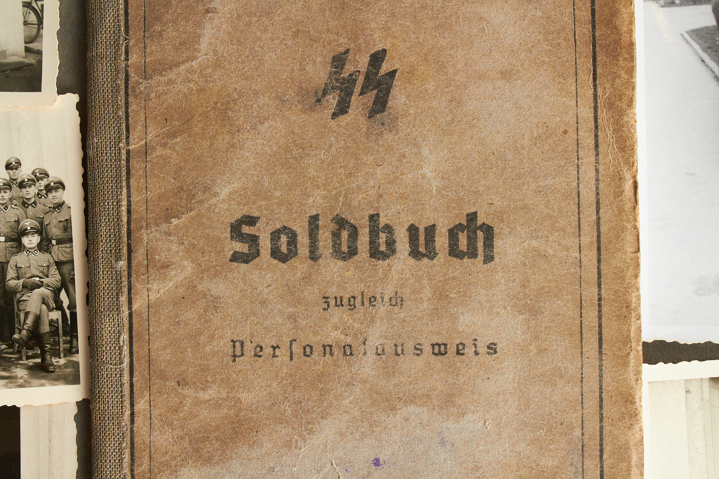 Schslewig Waffen-SS "Totenkopf" Soldbuch (SS-Pz.Gren. Ausb.u.Ers.Btl.3). Great Totenkopf pictures! Rare. Original.