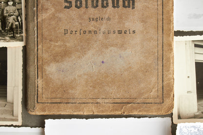 Schslewig Waffen-SS "Totenkopf" Soldbuch (SS-Pz.Gren. Ausb.u.Ers.Btl.3). Great Totenkopf pictures! Rare. Original.