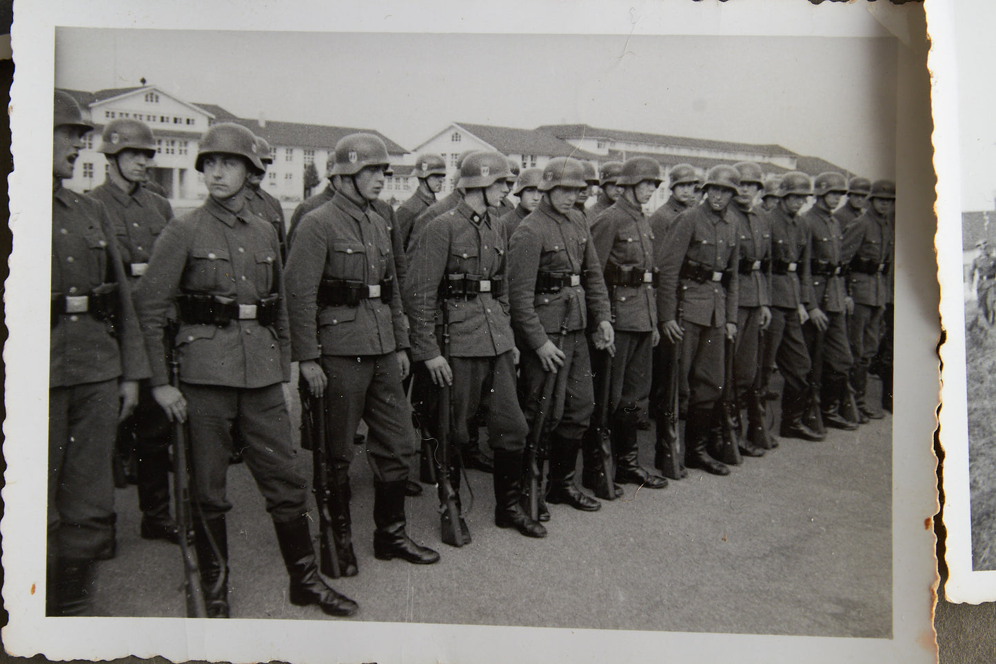 Schslewig Waffen-SS "Totenkopf" Soldbuch (SS-Pz.Gren. Ausb.u.Ers.Btl.3). Great Totenkopf pictures! Rare. Original.
