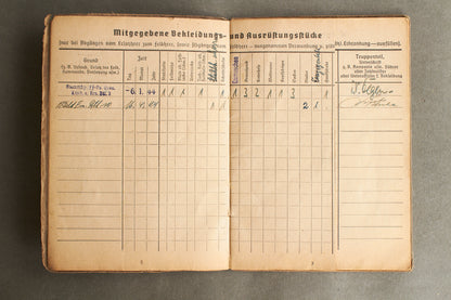 Schslewig Waffen-SS "Totenkopf" Soldbuch (SS-Pz.Gren. Ausb.u.Ers.Btl.3). Great Totenkopf pictures! Rare. Original.