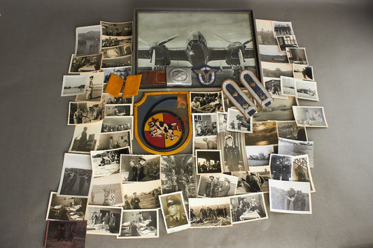 Large Luftwaffe Grouping from "Blindflugschule 5" later on "Flugzeugführerschule". Rare. Original.