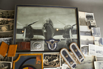 Large Luftwaffe Grouping from "Blindflugschule 5" later on "Flugzeugführerschule". Rare. Original.