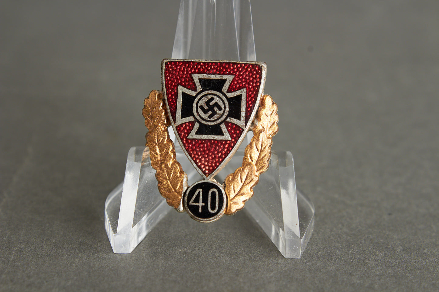 NS-RKB (Nationalsozialistischer Reichskriegerbund) 40 Year Membership. Original.