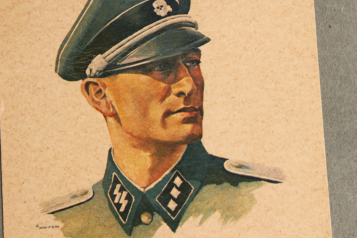 Waffen-SS Postcard. Rare. Original.