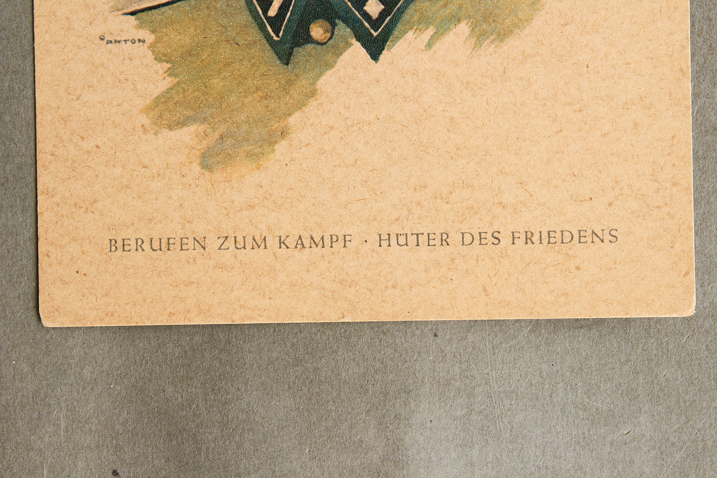 Waffen-SS Postcard. Rare. Original.