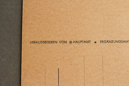 Waffen-SS Postcard. Rare. Original.