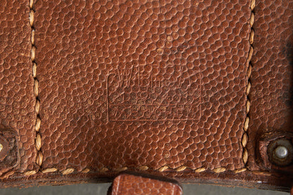 Brown K98 Ammunition Pouch. Complete. With maker. Original.