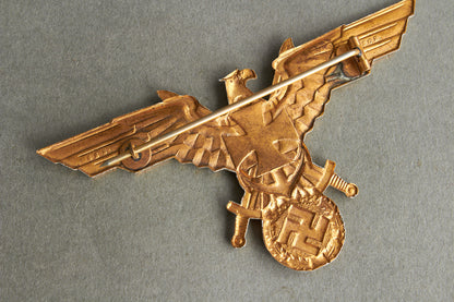 NSDMB (Nationalsozialistischer Deutscher Marinebund) Breast Eagle "Brustadler". Original.