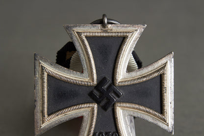Iron Cross "Eisernes Kreuz" 2. Class. Maker marked "13" (Gustav  Brehmer). Original.