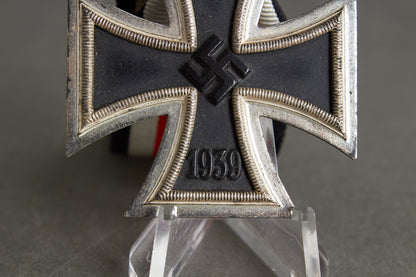 Iron Cross "Eisernes Kreuz" 2. Class. Maker marked "13" (Gustav  Brehmer). Original.