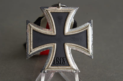 Iron Cross "Eisernes Kreuz" 2. Class. Maker marked "13" (Gustav  Brehmer). Original.