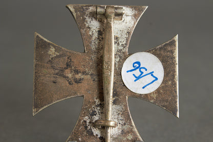 Iron Cross "Eisernes Kreuz" 1. Class. Maker marked "L/56". Original.