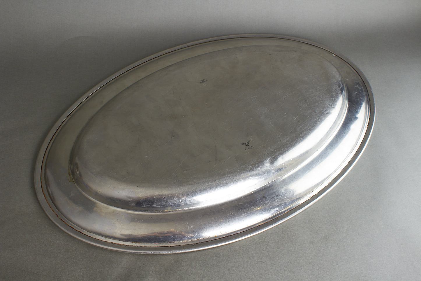 Large 58*37,5cm Luftwaffe Honor Gift Plate. "Mölders" für 'Willi' Brunner zum 5 luftsieg J.G.51 - 'wir gratulieren'. Original.