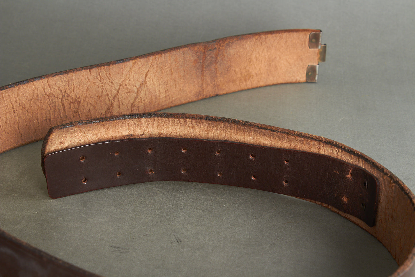 Political (SA/NSKK/HJ/DJ etc.) Brown Leather Belt. Original.