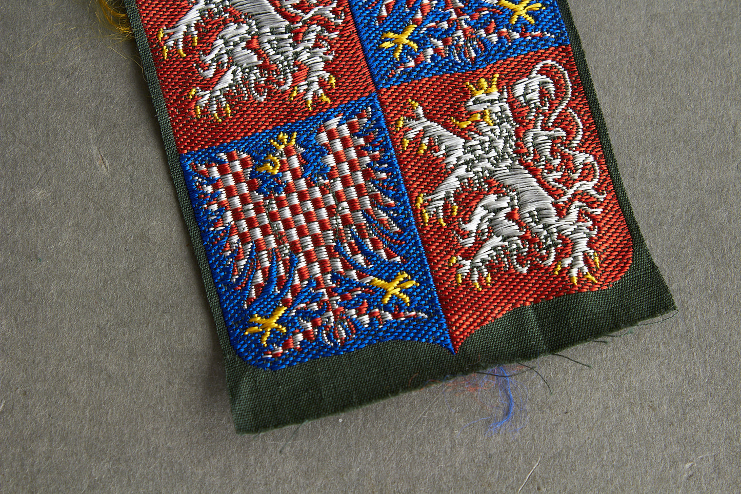 Polizei Arm Shield "Luftschutzpolizei Böhmen-Mähren". Rare. Original.