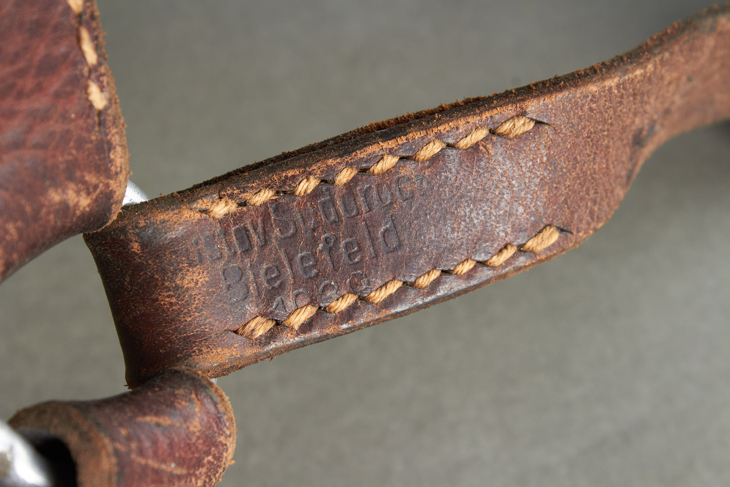 Kriegsmarine Y-Strap. Maker marked, 1939 & Eagle. Original.