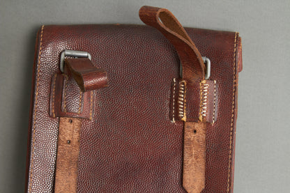 Early Heer/Luftwaffe ‘Kartentasche’ Map Case in brown leather 1937. Original.