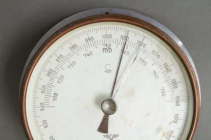 Kriegsmarine Barometer. Well marked. Rare. Original.