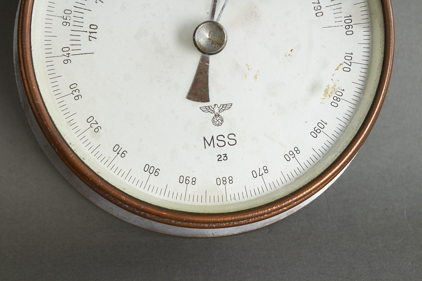 Kriegsmarine Barometer. Well marked. Rare. Original.