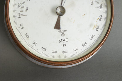 Kriegsmarine Barometer. Well marked. Rare. Original.