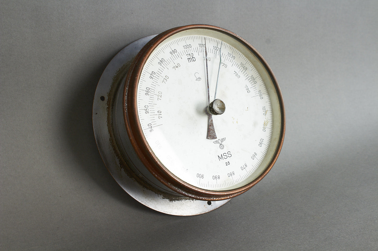 Kriegsmarine Barometer. Well marked. Rare. Original.