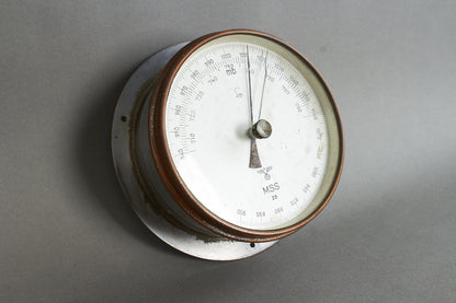 Kriegsmarine Barometer. Well marked. Rare. Original.
