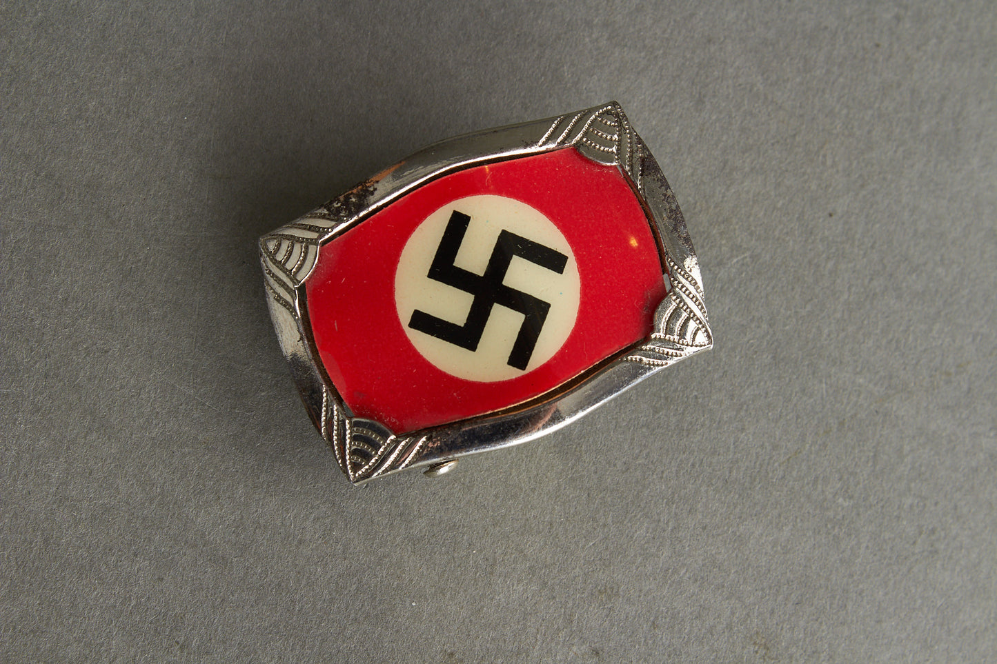 Early NSDAP Sympathizers Belt Buckle. DRGM Marked. Original.