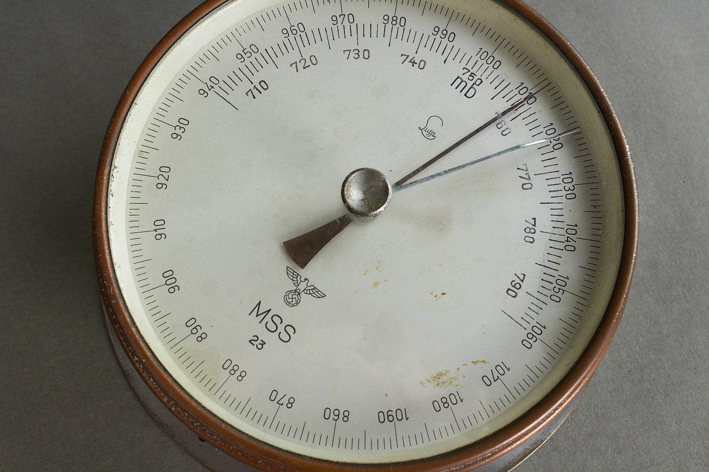 Kriegsmarine Barometer. Well marked. Rare. Original.