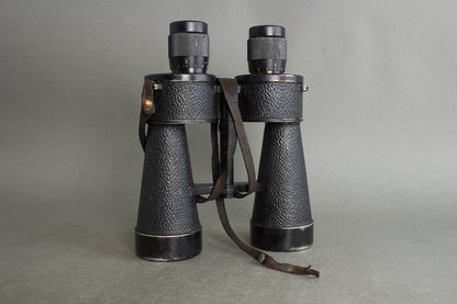 Kriegsmarine 7x50 Binoculars. Manufactured by Ernst Leitz. Marked with code "beh". Original.